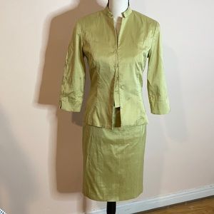 Jenne Maag Lime Dress Jacket Set S M